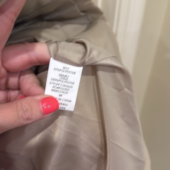 Cloud Ten NWT faux leather long button down jacket, medium - Picture 6 of 6